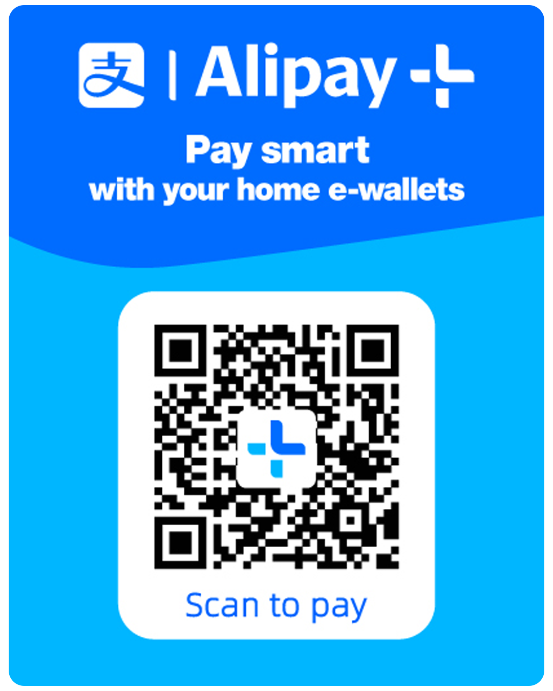 Example Alipay+ QR code