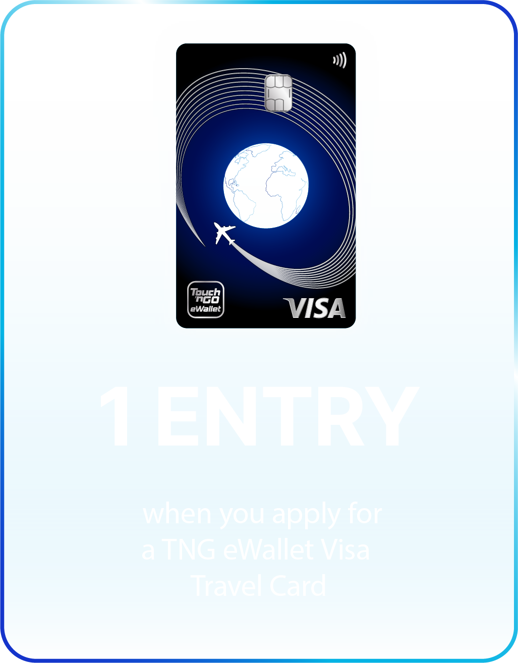 1 Entry when you apply for a TNG eWallet Visa Travel Card