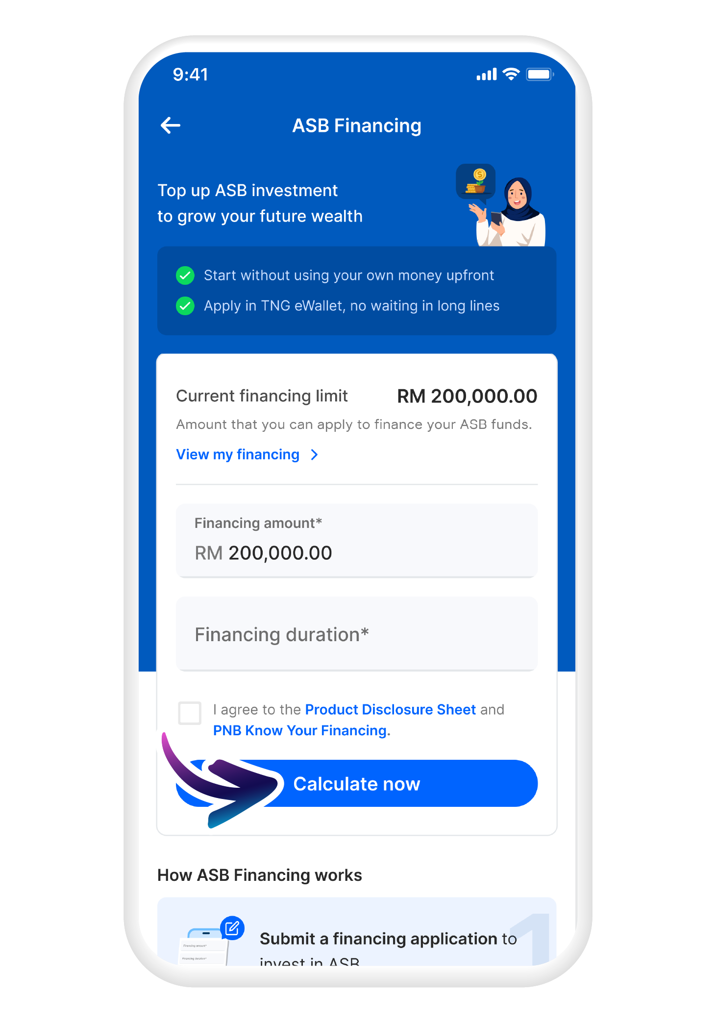 Calculate your financing offer