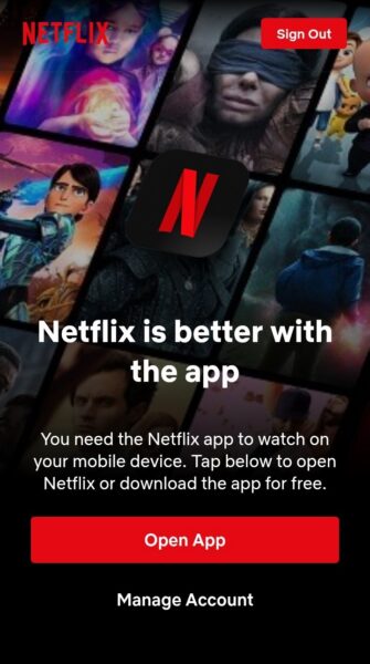 Netflix Existing User Step 2