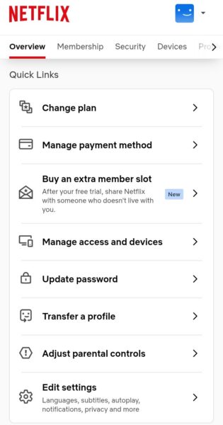 Netflix Existing User Step 3 p.1