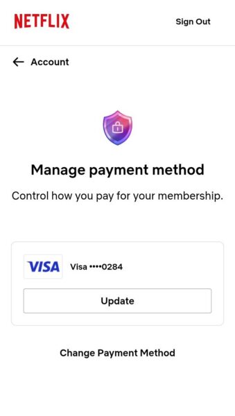 Netflix Existing User Step 3 p.2