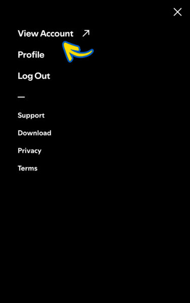 Spotify Existing User Step 2 p.2