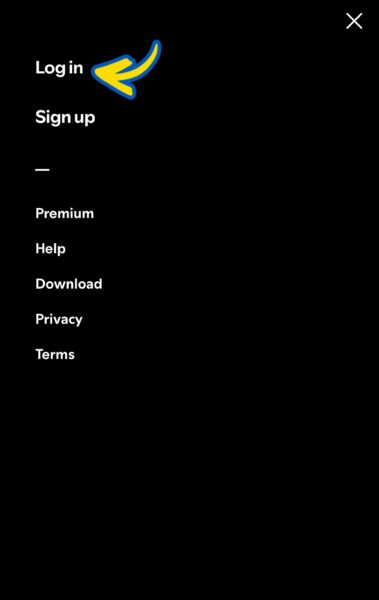 Spotify New User Step 1 p.2