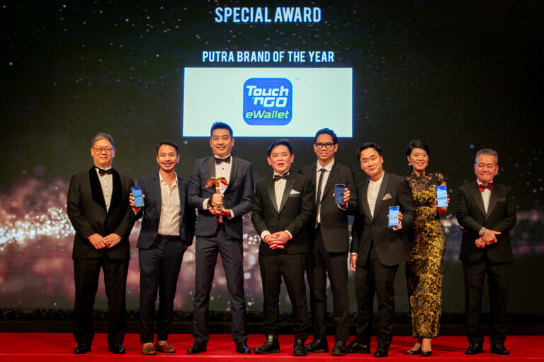 Malaysians voted Touch ‘n Go eWallet by TNG Digital as the Brand of the Year