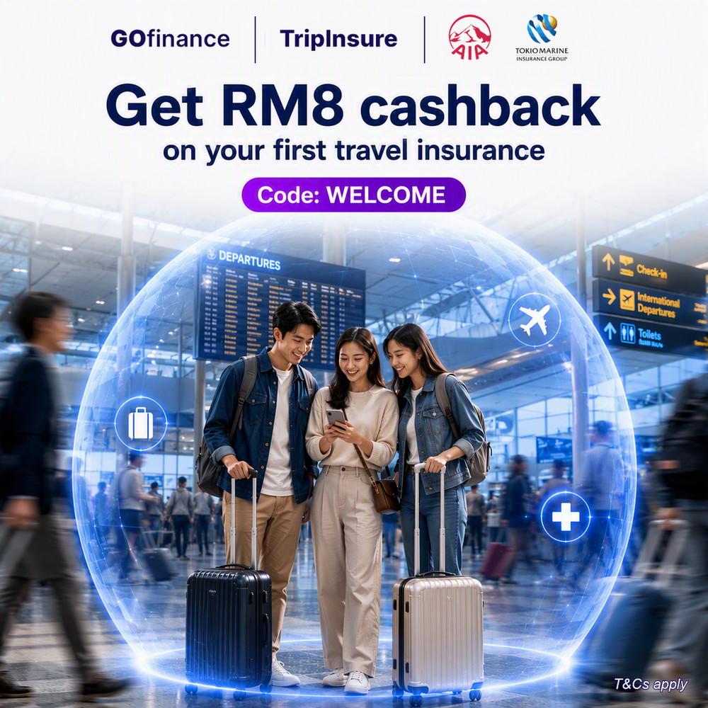 Get RM8 Cashback On Your First Travel Insurance!