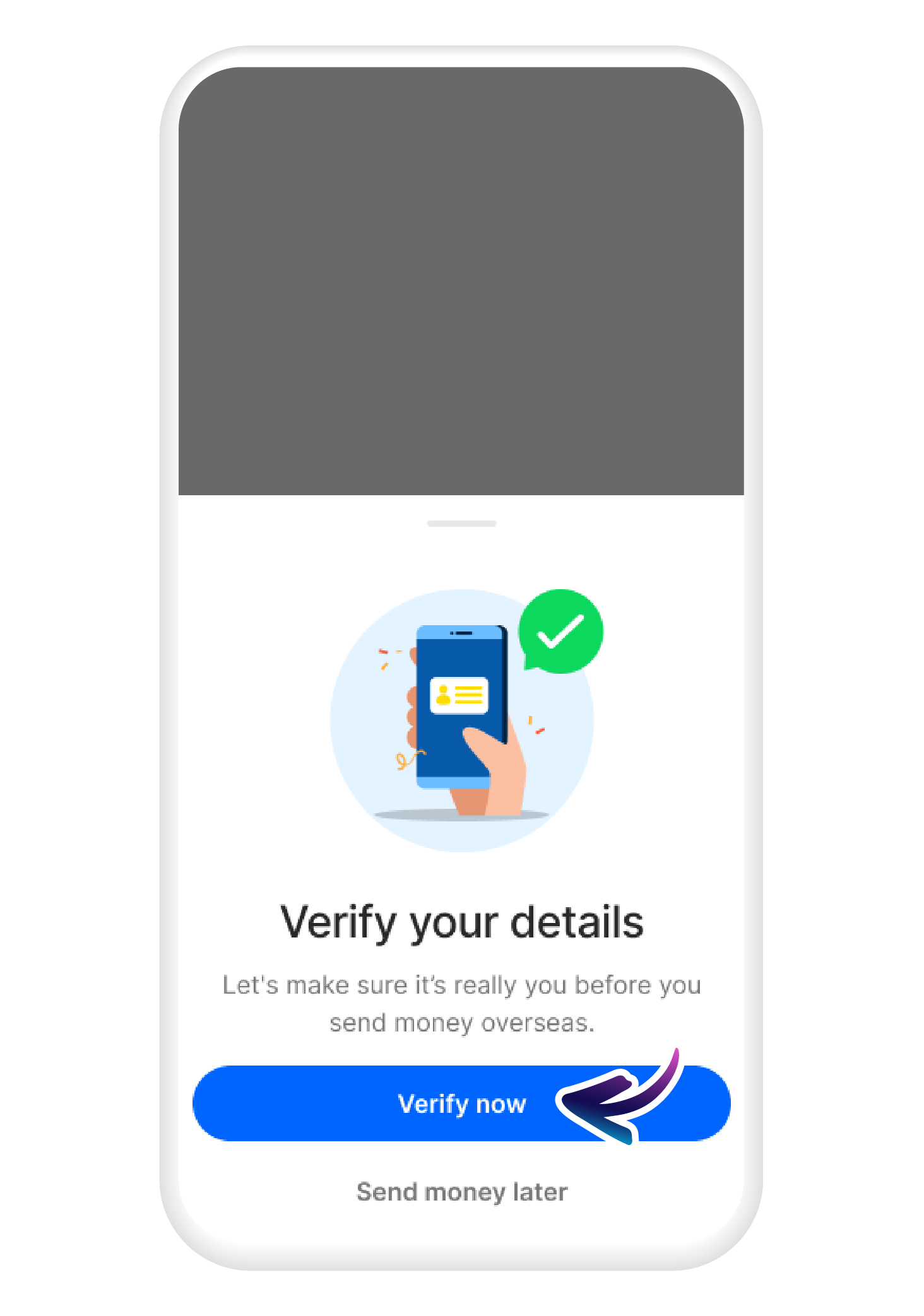 Verify your Remittance details