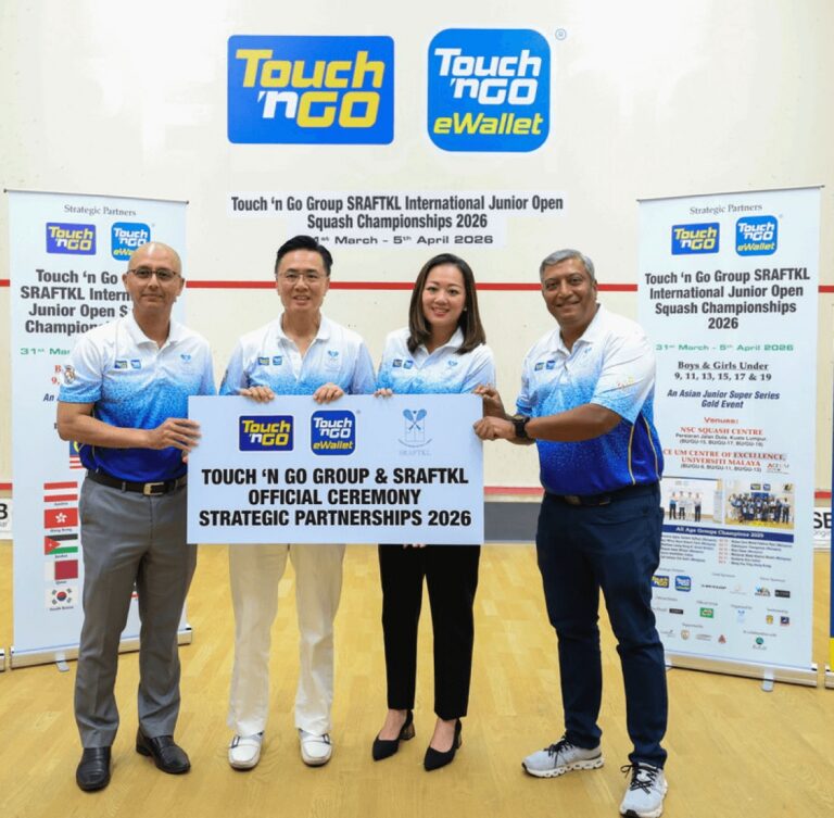 Touch ‘n Go Group further strengthens commitment to youth sports as strategic partner of SRAFTKL junior squash championships 2026 after a successful tournament last year
